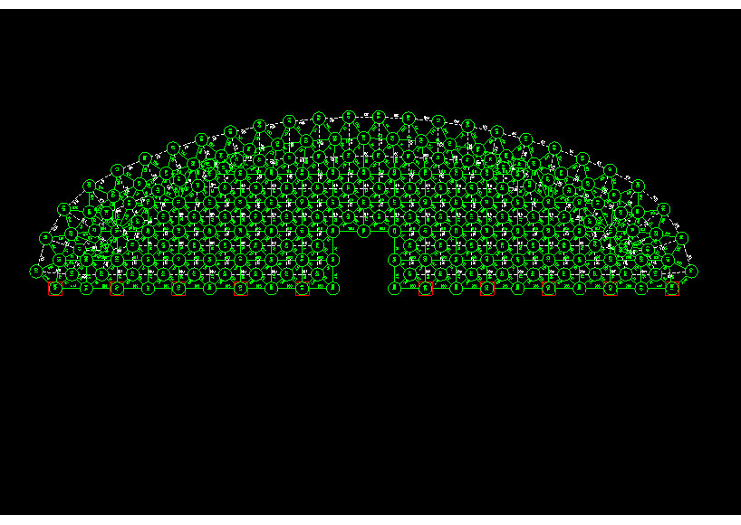 金昌锡林浩特91跨，1000米长干煤棚网架设计