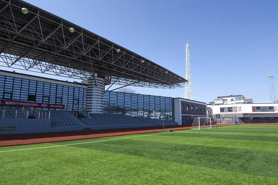 金昌体育场看台网架工程